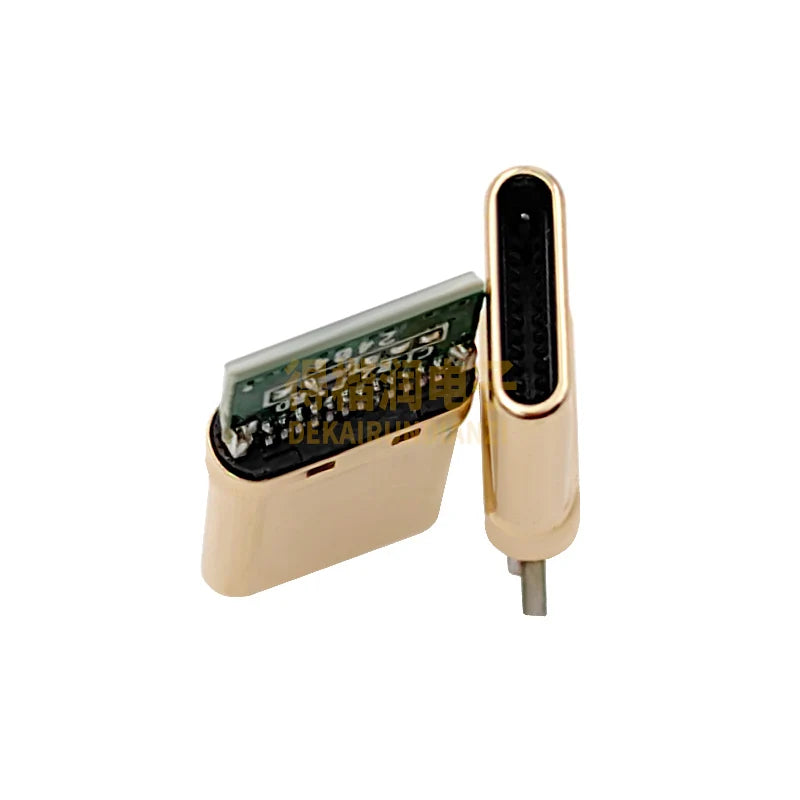 5pcs/Lot 4Pin USB Type-C Gold-plated Male Plug USBC DIY Self-repair Welding Charging Data Line Parts Type C Connector for Phone