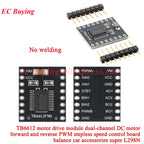1Pc-10Pcs A4950 TB6612 AT8236 Dual CH Motor Drive Module Super L298N DC Brushed Forward Reverse PWM Stepless Speed Control Board