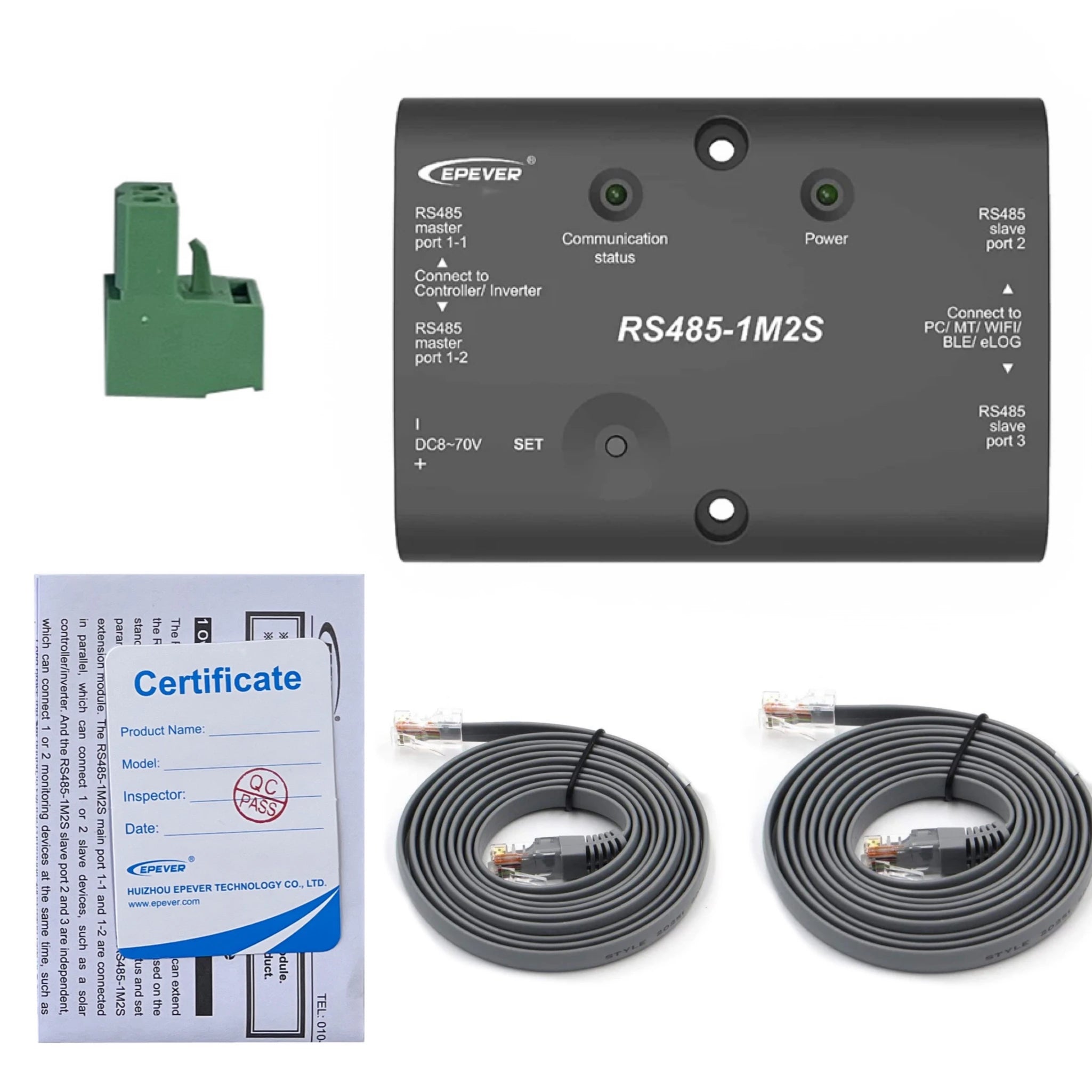 EPEVER RS485-1M2S Extension Module Extend the RS485 Communication Port Of Epever Solar Controller And Inverter