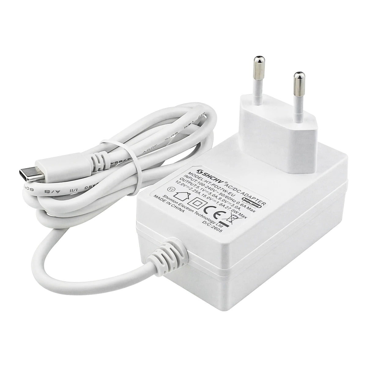 Raspberry Pi 5 PD 27W Power Supply 5.1V 5A USB Type C Power Adapter for EU US UK Plug Optional for Raspberry Pi 5/4B RPI 5