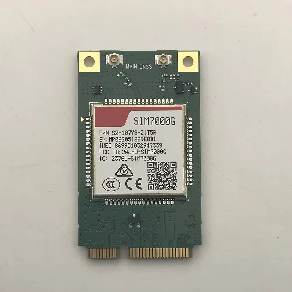 New Original SIM7000G SIM7000E SIM7000A MINI PCIE Module LTE CATM1(eMTC) Quad-Band Modem Global Band 850/900/1800/1900MHz
