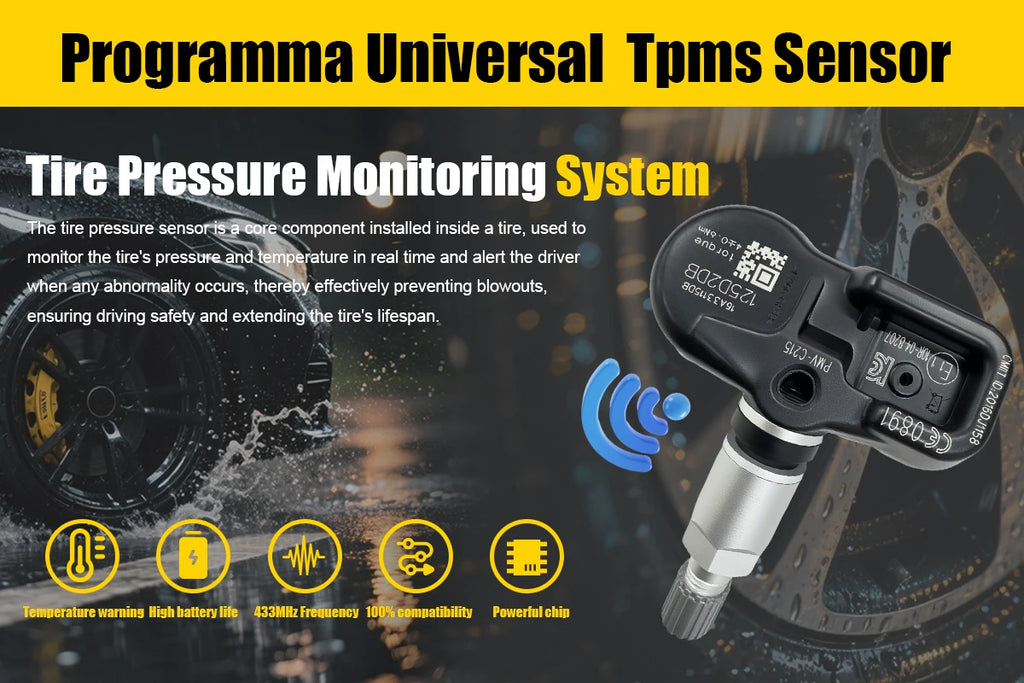 1/4PCS PMV-C215 433MHz Tire Pressure Monitoring Sensor TPMS For Toyota Corolla RAV4 C-HR Camry Lexus Compatible With 4260748020