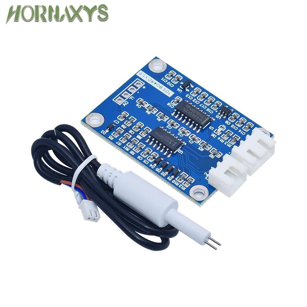 TDS Sensor Module Dissolved Solids Analog Signal Soluble Solid Water Quality Detection DS18B20 Temperature for Arduino 51/STM32