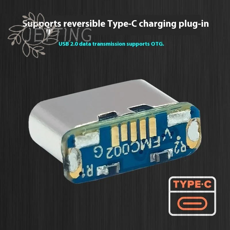 Hot 2Pcs Charging Port For PCB Soldering DIY Repair Adapter USB Connector Type C Female Jack 5Pin SMD SMT Type-C Socket