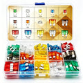 140PCS Car Blade Fuse Kit, Standard & Mini Auto Blade Fuses Assortment, ATC/ATO Automotive Fuses 5A 7.5A 10A 15A 20A 25A 30AMP