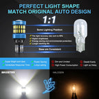 2Pcs 1400LM Super Bright T15 W16W LED No Error 4014 SMD 921 912 LED Lamp for Car Back up Reverse Lights CANBUS 6500K White
