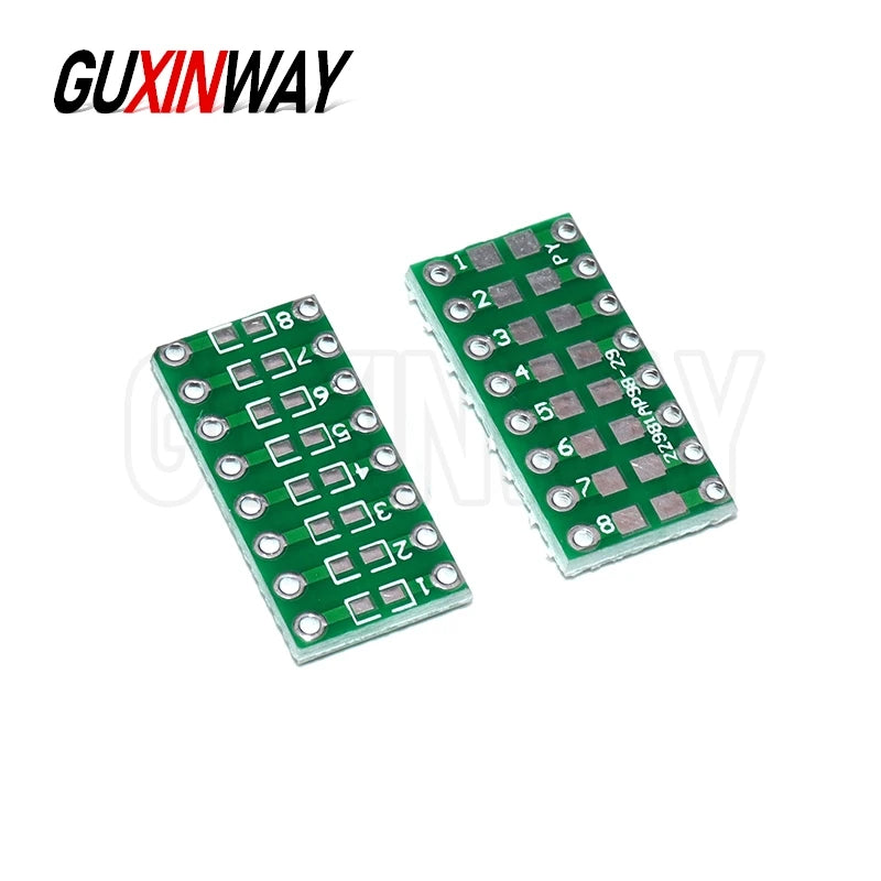10pcs 0805 0603 0402 SMT turn DIP Capacitor Resistor LED IC adapter Socket PCB