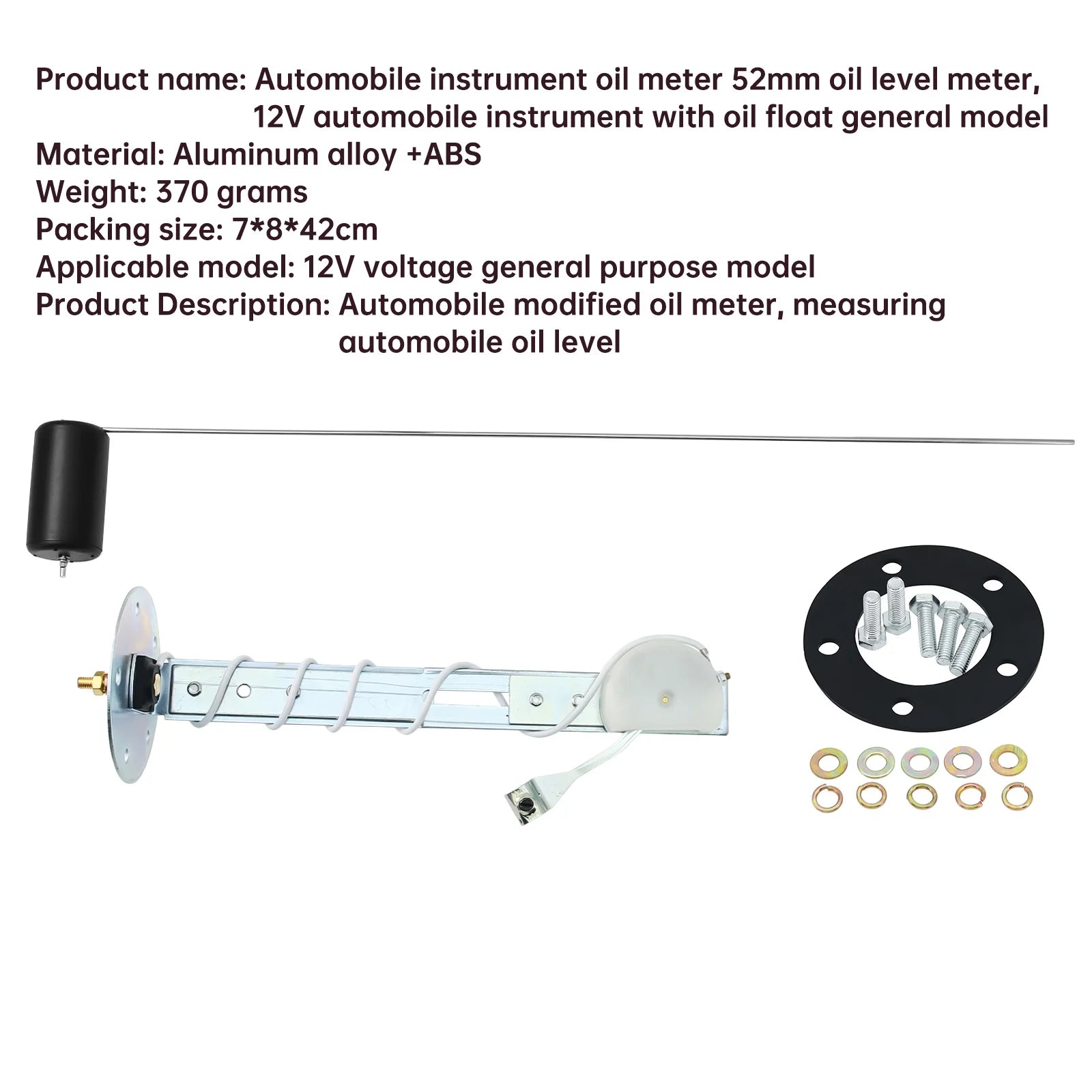 6 Gauge Set 85mm GPS Speedometer Tachometer 52mm Water Temp Fuel Voltmeter Oil Pressure Meter With 1/8 NPT Sensor For Boat Car