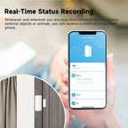 Zigbee Wifi Door Window Entry Sensor Security Burglar Magnetic Alarm Smart Life Compatible with Alexa Google Home Tuya