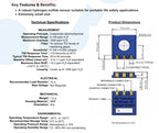 Carbon Monoxide Combustible Hydrogen Sulfide Gas Sensor SR-M-MC MICROceL CF SR-H-MC MICROceL HS SR-W-MP75C MICROpeL 75C