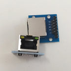 1PC 8P8C With Light RJ45 Network Port Adapter 13Pin DIP2.54 Test Board Horizontal 8p Crystal Head Female Socket Circuit Board