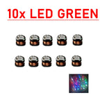 70mm USB Wireless Power Supply Transmitter Coil Charging Module + 10pcs Wireless Led Receiver Lamp Lighting Light Toy Mode