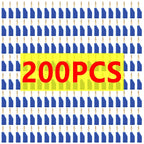 20/80/200Pcs Copper Nickel Plated 2MM Stackable Banana Plug Soldering Electrical Connector DIY Tools