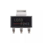 20PCS LD1117S33 LD1117S50 LD33 LD1117 LD12 LD18 LD50 ADJ SOT223 SMD Adjustable 3.3V 5V Fixed Low Drop Positive Voltage Regulator