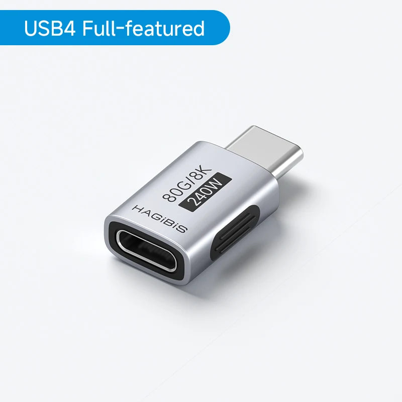 Hagibis 5.1k Pull-down Resistor Charging Adapter USB C Male to Female for Shaver Hair Trimmer Headphone Fan Electric Screwdriver