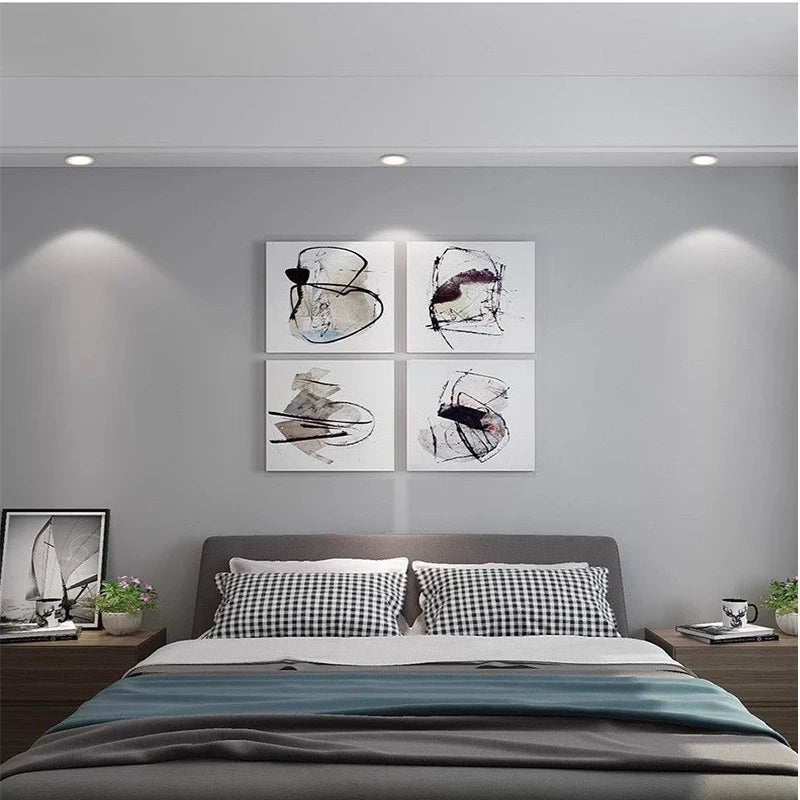 Tuya Smart Ultra-thin Embedded LED Downlight Bluetooth Zigbee Matter 3CCT Dimmable AC110V 220V Ceiling Lamp Indoor Lighting