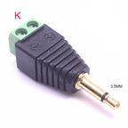 USB 2.0 Female B Micro Usb Mini Usb Type-C Male To 5 Pin Female Bolt Screw Connector With Shield Terminal Plug Adapter Cable