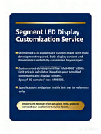 Cheap Green Digital 3-Digit 7-Segment LED Display Board Animation Function High Brightness (500-1200 Cd) 18-Month Warranty for