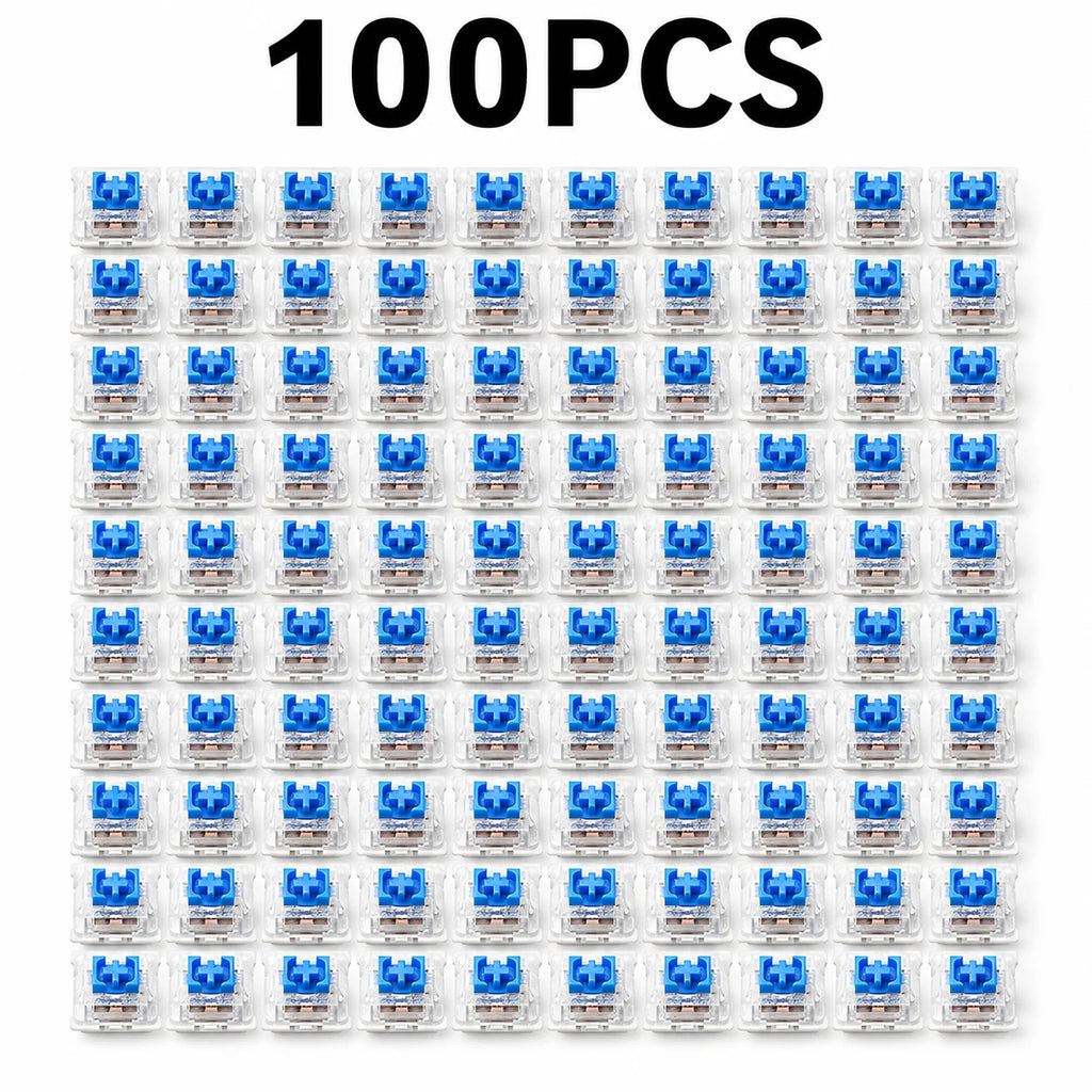 DIY Mechanical Keyboard Switches 30/50/100 PCS 3 Pin Tactile Clicker Keys Replacement Parts Accessories Use