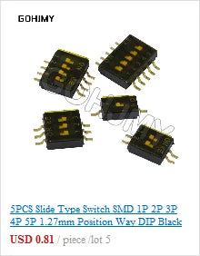 10PCS SMT 1.27mm 1.27 Double Row Female Breakaway PCB Board Pin Header socket Connector Pinheader 2*5 2*10 2*8 2*7 2*20 2* 3-50P