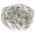 100Pcs 26-24 AWG Heat Shrink Butt Connectors Marine Grade Clear Waterproof Butt Splice Insulated Crimp Terminals Kit Marine