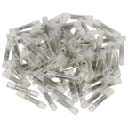 100Pcs 26-24 AWG Heat Shrink Butt Connectors Marine Grade Clear Waterproof Butt Splice Insulated Crimp Terminals Kit Marine