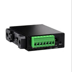 Rail Mount Serial Server Modbus gateway RS232 RS485 RS422 to RJ45 Ethernet Module TCP/IP to serial, POE Optional