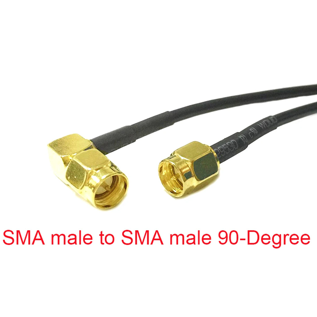 WIFI Antenna Extension Cable SMA Male Plug Female Jack Straight Right Angle Pigtail Adapter RG174 10cm/20cm/30cm/50cm/100cm