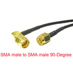 WIFI Antenna Extension Cable SMA Male Plug Female Jack Straight Right Angle Pigtail Adapter RG174 10cm/20cm/30cm/50cm/100cm