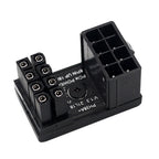 Turn Connector 8 Pin Power Adapter Board 180 Degree Angle GPU Power Connector for Desktops Graphics Card
