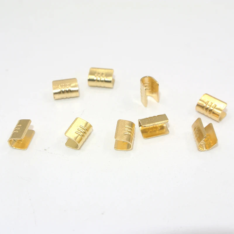 100/200/500/Pcs  U-Shaped Copper Wire Crimps H62 Brass Wire Buckle  Fascia Butt Terminal Quick Connect 454TABC 452 453 0.2-10mm2