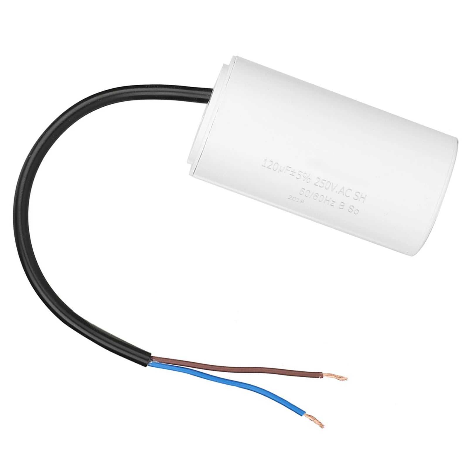 250V AC 120uF 50/60Hz CBB60 Motor Capacitor Run Capacitor for Motor Air Compressor CBB60 Capacitor Run Capacitor with Wire Lead