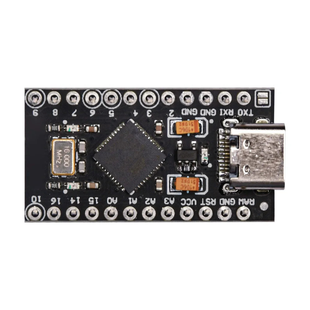 ATmega32U4 Type-C MINI USB Pro Micro For Arduino ATmega32U4 5V/16MHz Module With 2 Row Pin Header For Leonardo Usb Board