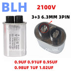 CH85 CH86 High voltage capacitors for industrial microwave ovens 2100V 3+3 6.3MM 3PIN 0.9UF 0.91UF 0.95UF 0.98UF 1UF 1.02UF