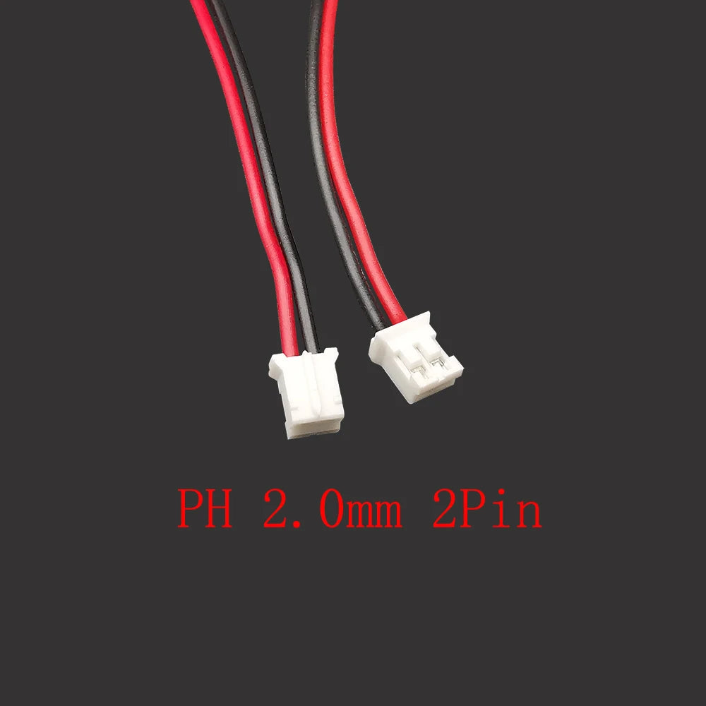 USB Type C 2 Pin Waterproof Female Socket to JST PH 2.0mm 2 Pin Plugs Wire Cable Connector USB-C DIY Charging Port With Nut
