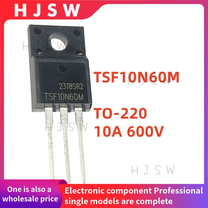 5-10-20PCS Brand NEW Original TSF10N60M 10N60M TO-220F 10A 600V 0.8Ω N-channel transistors MOS field effect tube electronics