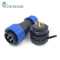 SD20 Series 2 3 4 5 6 7 9 10 12 14 Pin Waterproof IP68 Outdoor Industrial 20mm Nut Panel Mount Connector