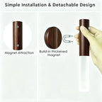 Wood Grain Motion Sensor Light Indoor Magnet Body Hallway Rechargeable LED Wireless Wall Sconce Portable Decor Torch Night Light