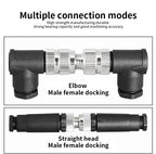 M8 Sensor Connector Screw Connection Metal A Code 3pin 4pin Non-welding 5pin 6pin 8pin Weld IP68 Straight Waterproof Connectors