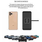 Wireless Charger Car Silicone Pad Stand For iPhone 17 16 14 13 12 Xiaomi Samsung Huawei Mobile Phone Fast Car Wireless Charging