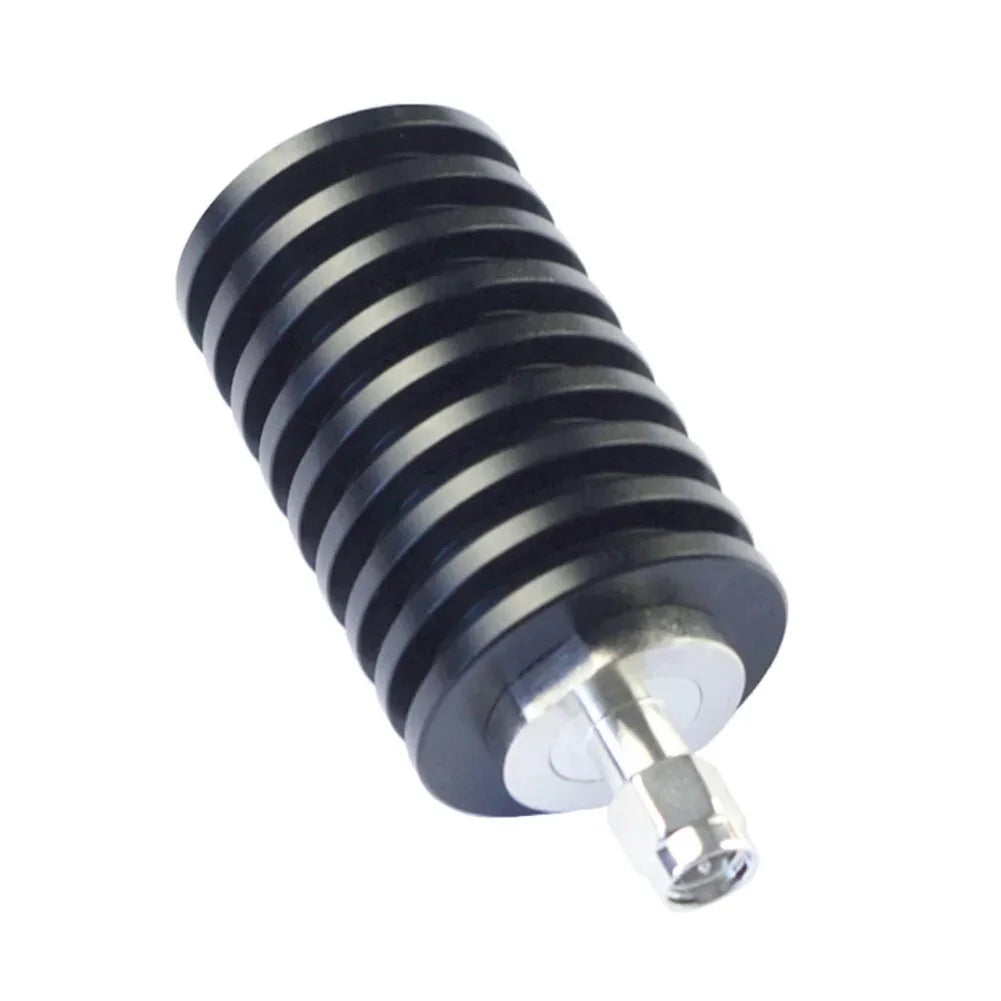 RF Coaxial Dummy Load Resistor SMA Male Plug Connector 5-100W 50Ω DC-3GHz Round 5W 10W 25W 50W 100W Electrical Equipment