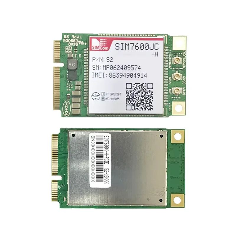 SIMCOM SIM7600 Series Mini Pcie SIM7600-E/SIM7600-G/SIM7600-SA/SIM7600 E-H/SIM7600 G-H/SIM7600 JC-H/SIM7600 E-H1C/SIM7600 E-L1C