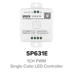 SP630E All In One LED Controller 5CH PWM SPI Pixels LED Light Strip WS2812B WS2811 SK6812 FCOB 5050 RGB RGBW CCT Music BT 5V-24V