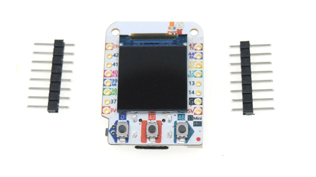 S3 Mini Pro V1.0.0 - LOLIN WIFI Bluetooth IOT Board based ESP32-S3FH4R2 TFT IMU MicroPython Arduino Compatible