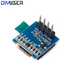 DIYUSER 0.49 Inch OLED Display LCD Module White 0.49" Screen 64x32 I2C IIC Interface SSD1306 Driver for AVR STM32