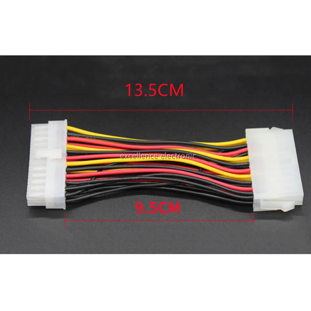 1/2/5Pcs ATX 20 Pin To 24 Pin Female to Male Power Supply Adapter Extension Cable For Laptop PC Computer
