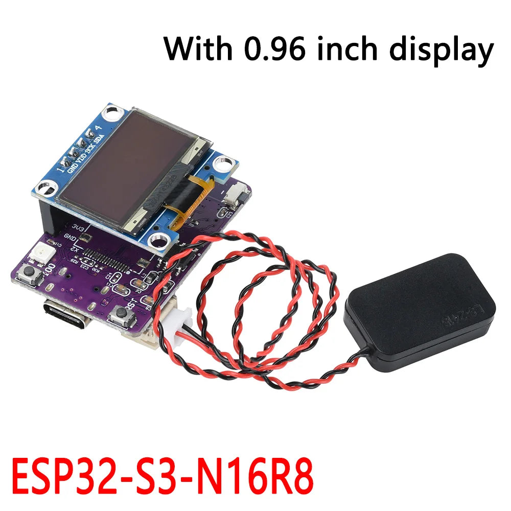 ESP32-S3-N16R8 Development Board for Xiaozhi Ai Voice Dialogue Robot Module 0.96-Inch OLED Screen Type-C For AI Chat Robot AIoT