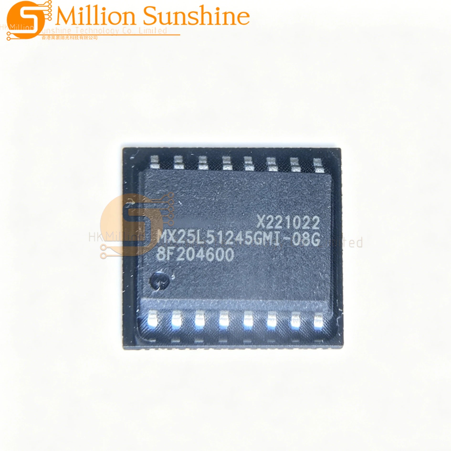 5pcs MX25L51245GMI-08G MX25L51245GMI MX25L51245 SOP-16 SPI NOR Flash Memory IC