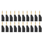 20Pcs 2MM Stackable Copper Nickel Plated Banana Plug Soldering Electrical Connector DIY Tools