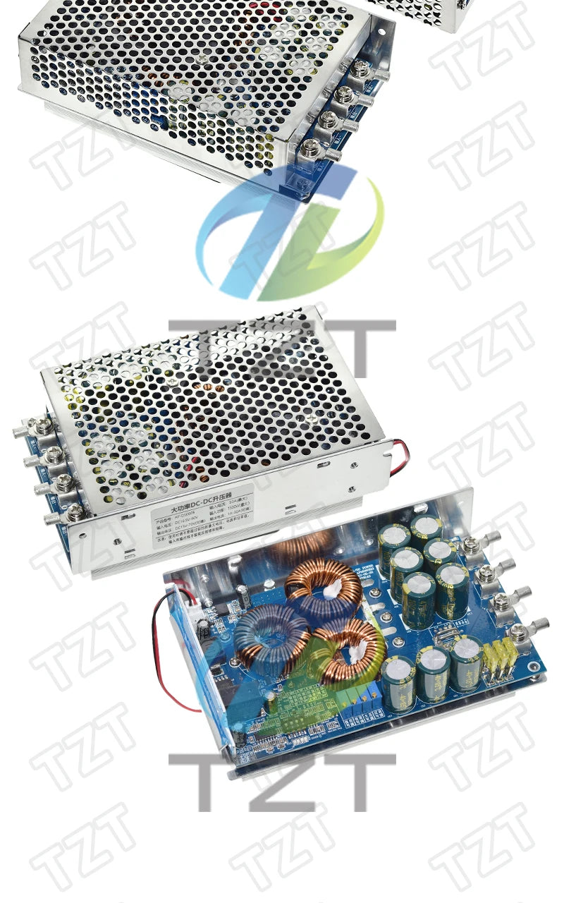 1500W 50A High Power Charging Power Supply DC-DC 10.5-60V to 15-70V Step Up Boost Converter Voltage Regulator Power Transformer